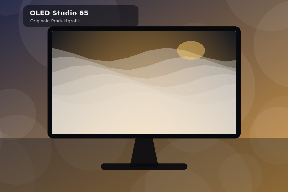 Originale Grafik für OLED Studio 65